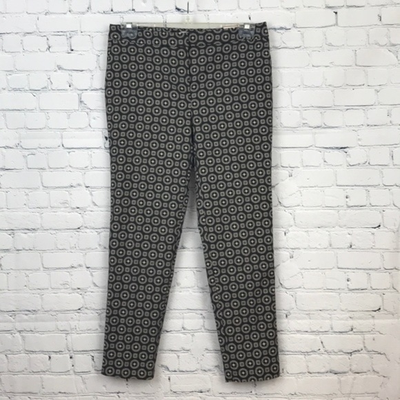 CHICO’S Circle Jacquard Ankle Pants sz .5/S - Picture 4 of 9